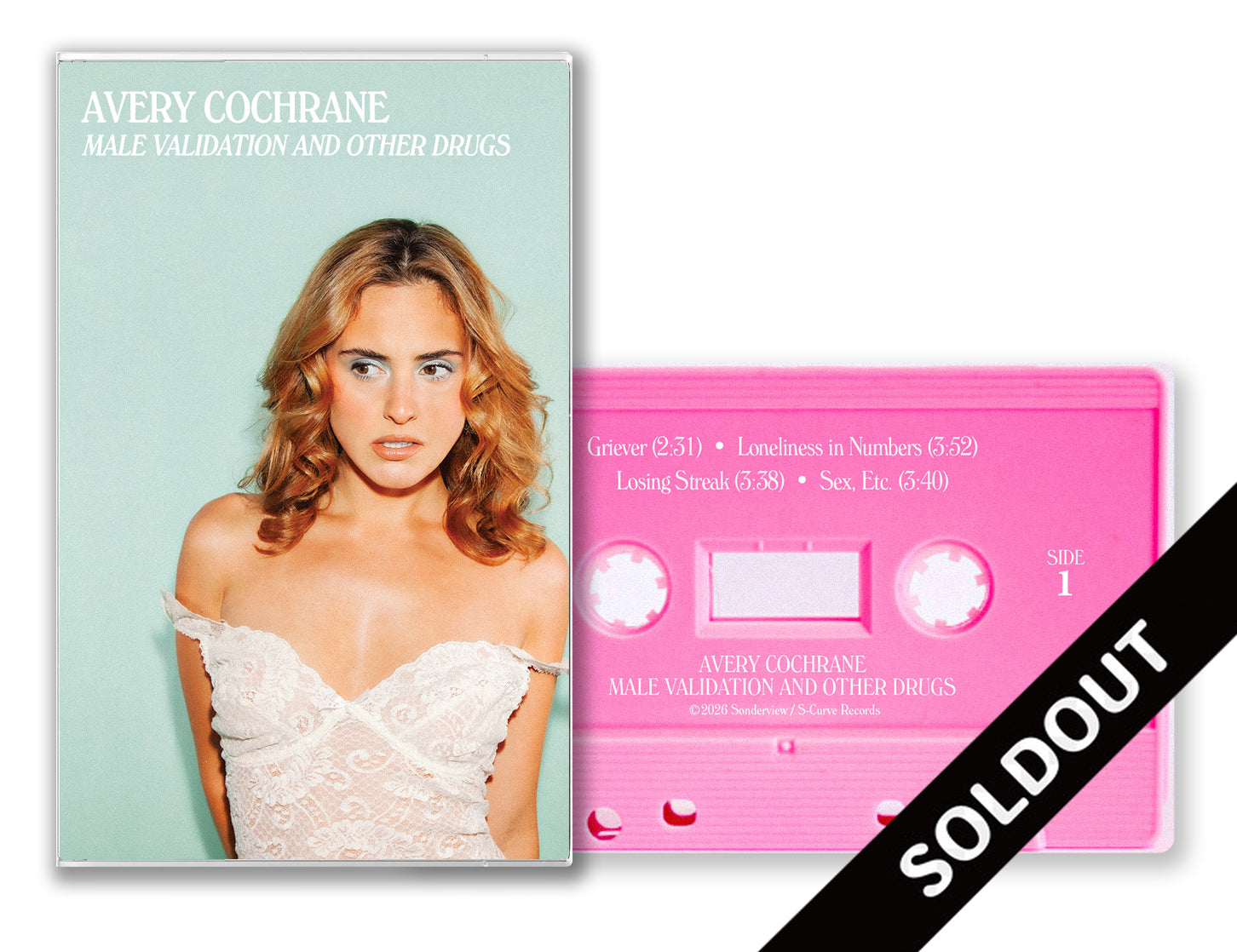 "Male Validation and Other Drugs" Limited Edition Cassette Tape