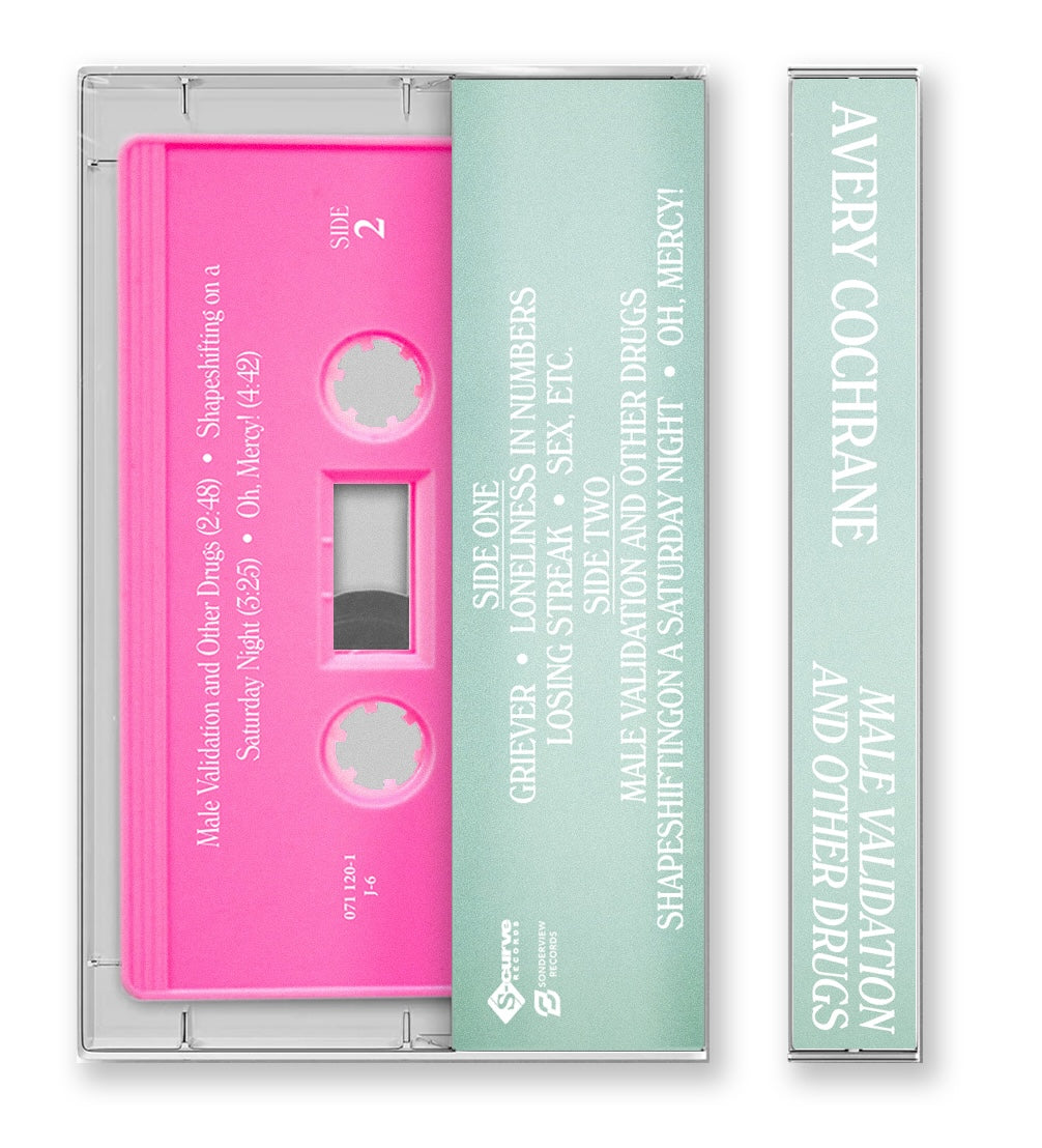 "Male Validation and Other Drugs" Limited Edition Cassette Tape